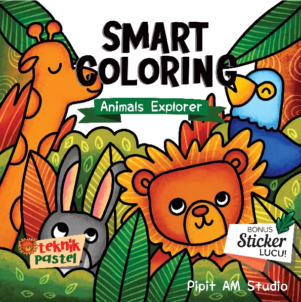 ANIMALS EXPLORER: SMART COLORING TEKNIK PASTEL