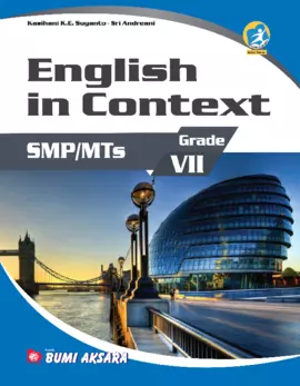 Kurikulum 13: English In Context SMP/MTs Grade VII (Edisi Revisi)