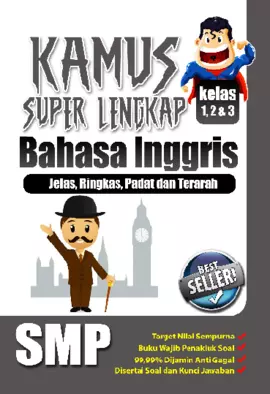 Kamus Super Lengkap Bahasa Inggris SMP Kelas 1, 2 dan 3