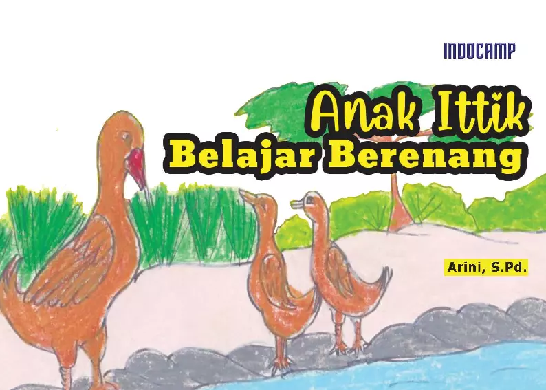 Anak Itik Belajar Berenang