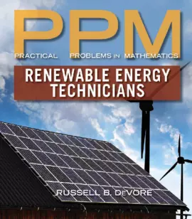 Practical Problems in Mathematics for Renewable Energy Technicians