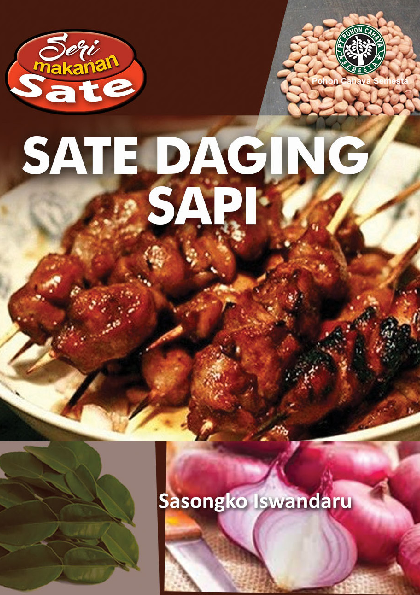 seri makanan sate sate daging sapi