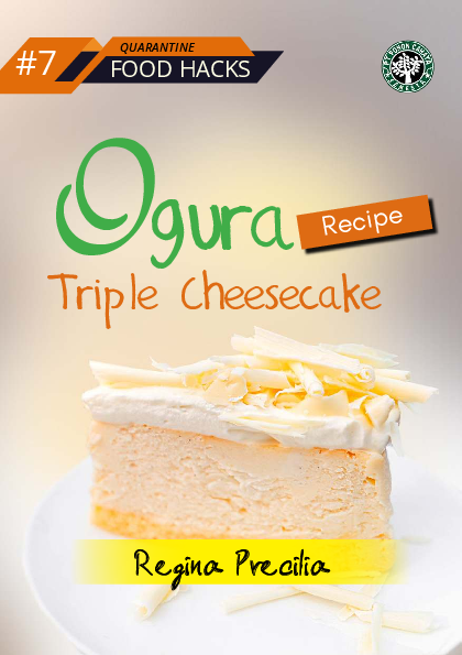 #07 Quarantine Food Hacks Ogura Triple Cheesecake Recipe