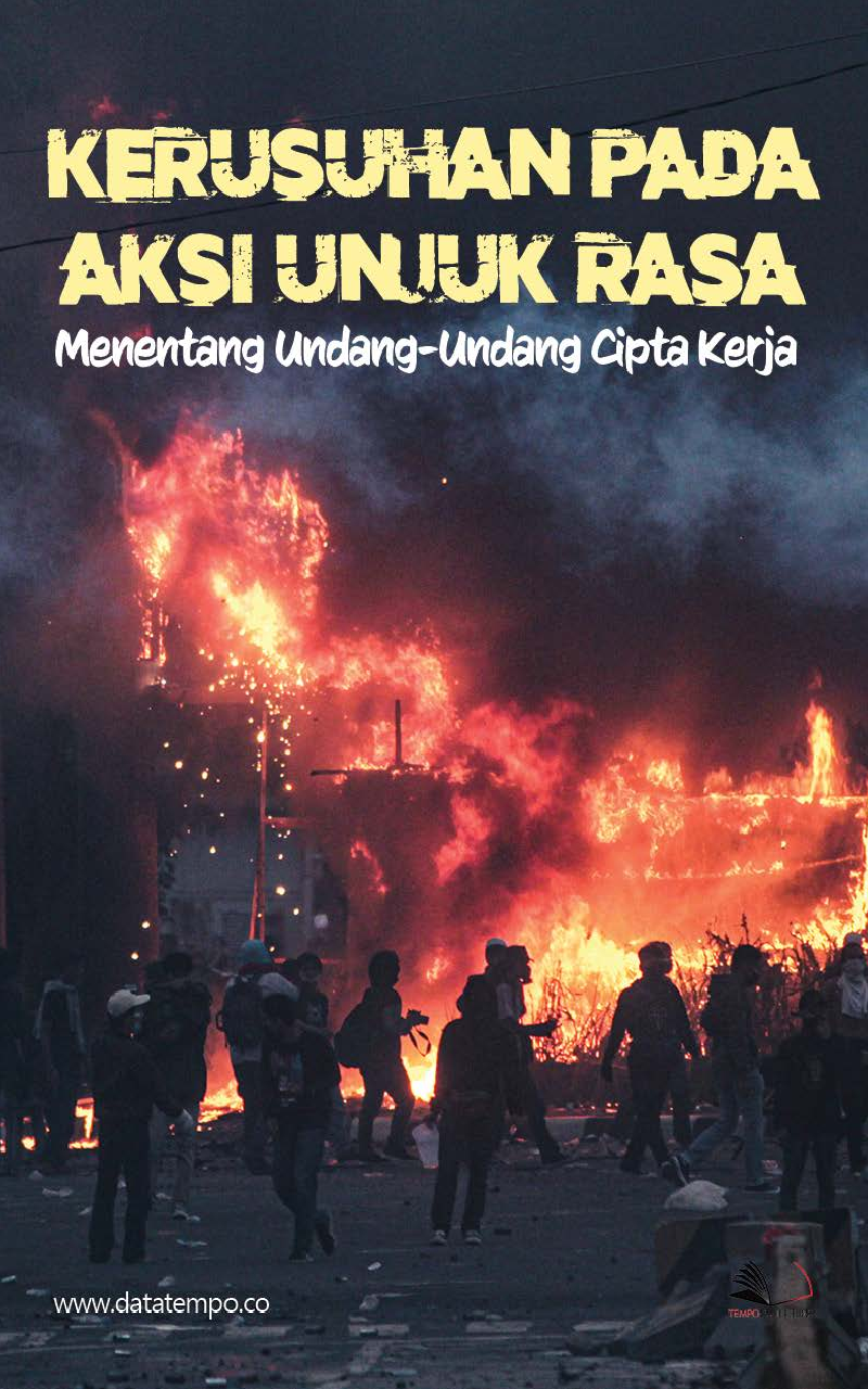 Kerusuhan pada Aksi Unjuk Rasa Menentang Undang-Undang Cipta Kerja