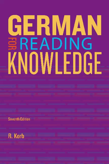 German for Reading Knowledge