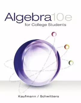 Algebra for College Students