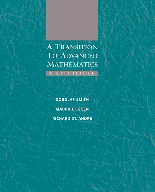 A Transition to Advanced Mathematics