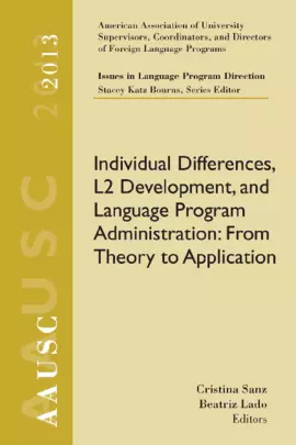 AAUSC 2013 Volume – Issues in Language Program Direction