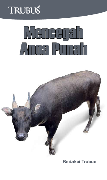 Mencegah Anoa Punah