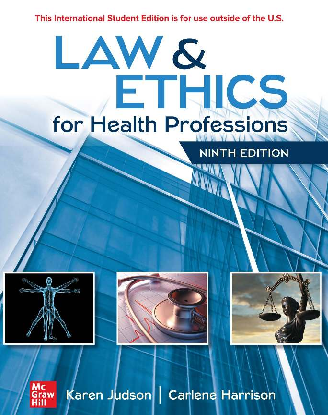 Law & Ethics for Health Professions