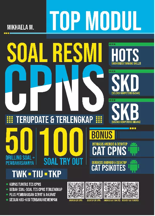 TOP MODUL SOAL RESMI CPNS TERUPDATE DAN TERLENGKAP