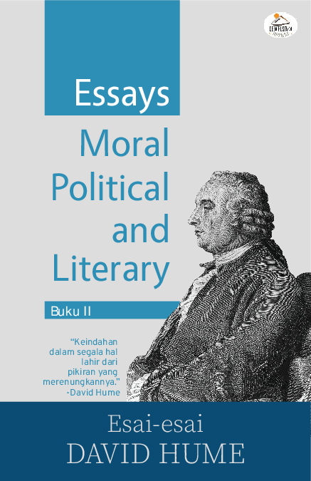 Essays Moral Political And Literary Buku II