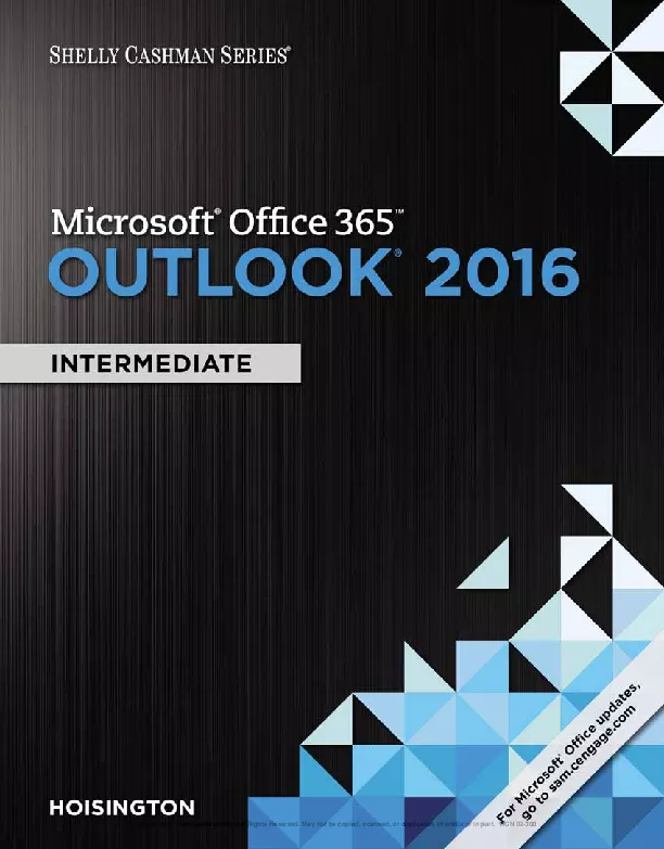 Shelly Cashman Series® Microsoft® Office 365 & Outlook 2016