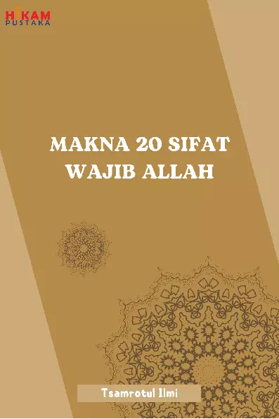 Makna 20 Sifat Wajib Allah