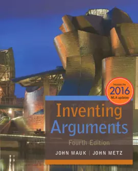 Inventing Arguments, 2016 MLA Update