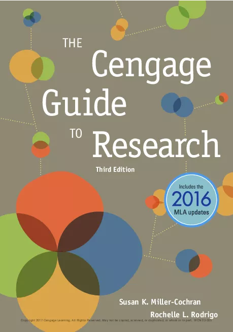 The Cengage Guide to Research, 2016 MLA Update