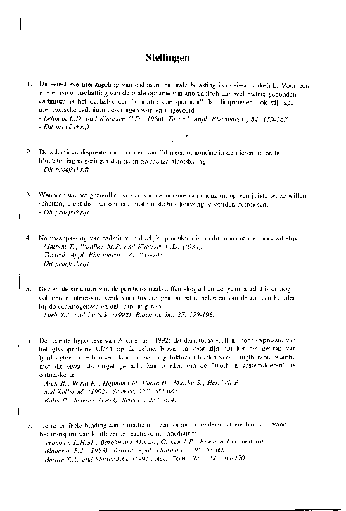 Comparison Of Toxicity And Disposition Of Cadmium Chloride And Cadmium-Metallothionein In Rats