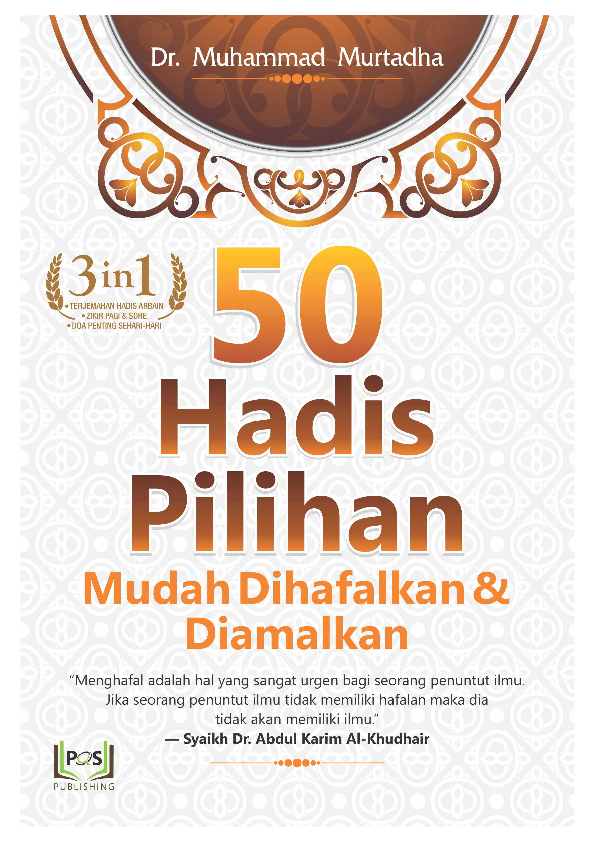 50 Hadis Pilihan Mudah Dihafal & Diamalkan