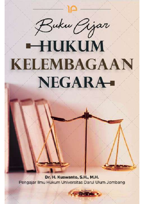 Buku ajar hukum kelembagaan negara