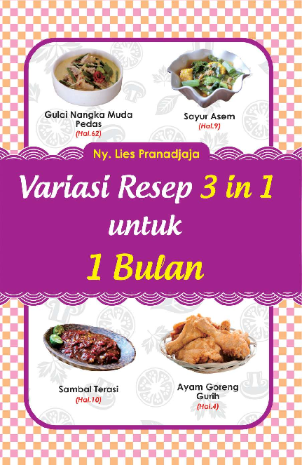 Variasi Resep 3 in 1 untuk 1 Bulan