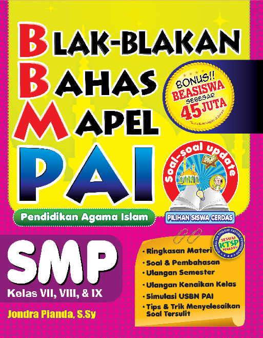 Blak-blakan Bahas Mapel Pendidikan Agama Islam SMP Kelas VII, VIII, IX