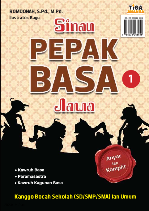 Sinau Pepak Basa Jawa jilid 1: Kawruh Basa, Paramastra, Kawruh Kagunan Basa