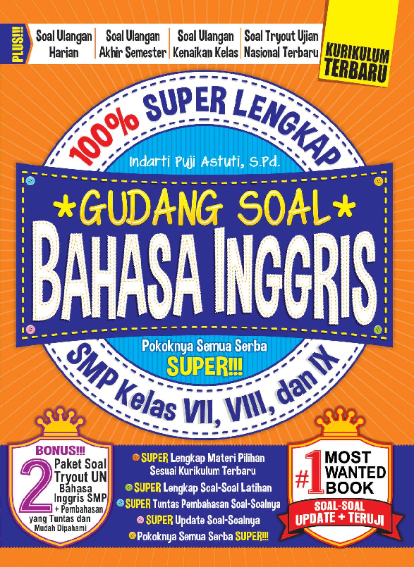 100% Super Lengkap Gudang Soal Bahasa Inggris SMP