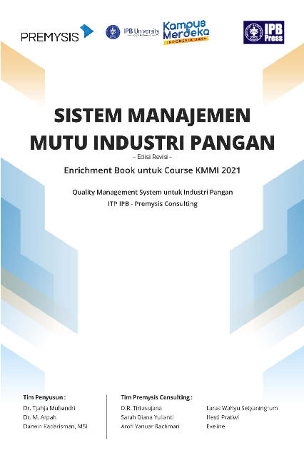 Sistem Manajemen Mutu Industri Pangan Edisi Revisi