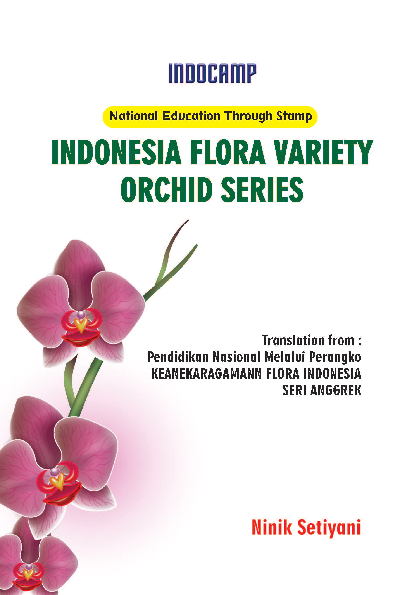 Indonesia flora variety orchid series