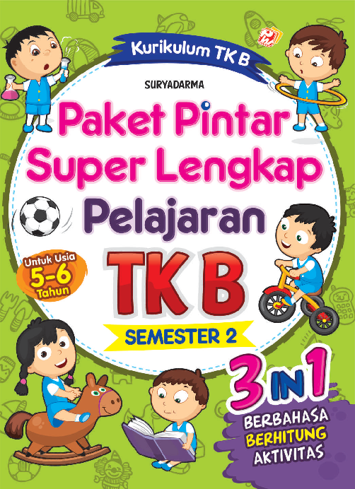 Paket Pintar Super Lengkap Pelajaran TK B Semester 2