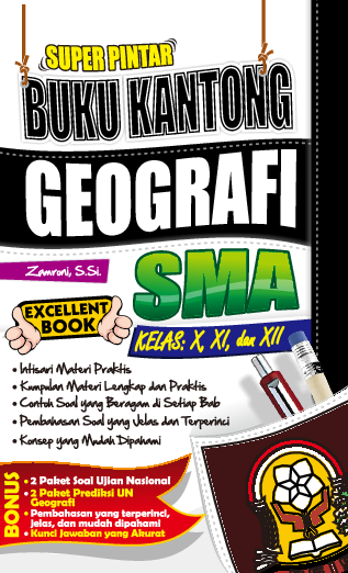 Super Pintar Buku Kantong Geografi SMA X, XI, XII