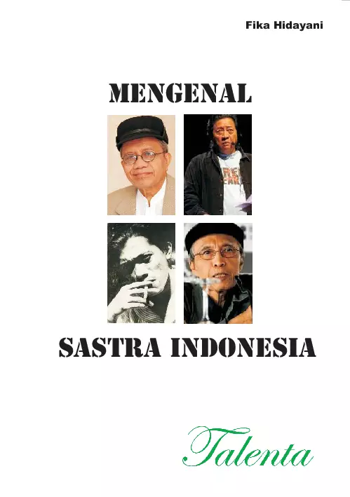 Mengenal Sastra Indonesia