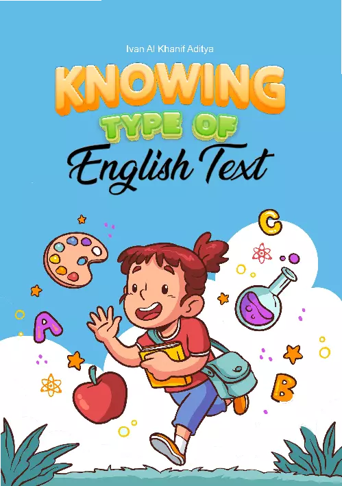 Knowing type of english text