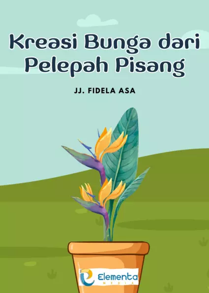 Kreasi bunga dari pelepah pisang