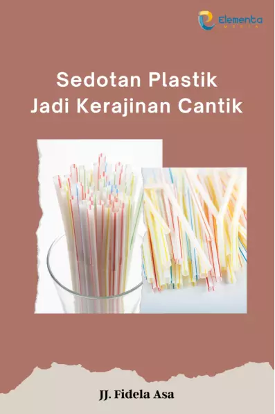 Sedotan plastik jadi kerajinan cantik