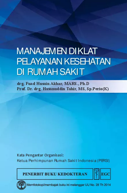 Manajemen Diklat Pelayanan Kesehatan di Rumah Sakit