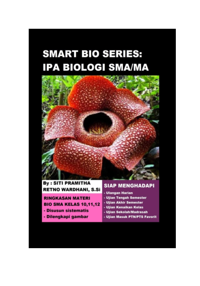 Smart Bio Series: IPA BIOLOGI SMA/MA Kelas 10, 11, 12