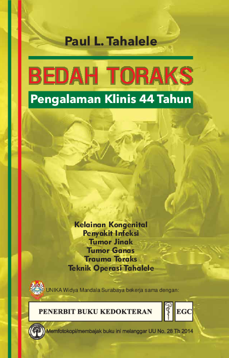 Bedah Toraks Pengalaman Klinis 44 Tahun