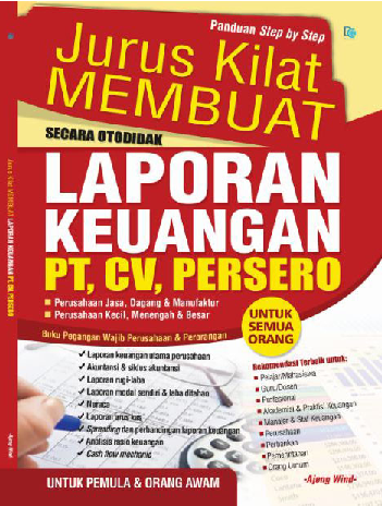 Jurus Kilat Membuat Membuat Laporan Keuangan PT, CV,Persero