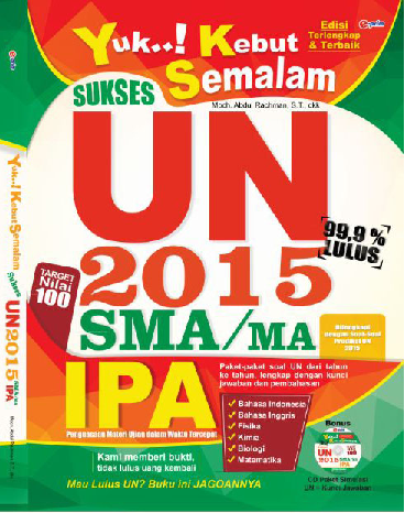 Yuk Kebut Semalam Sukses UN SMA/ MA IPA