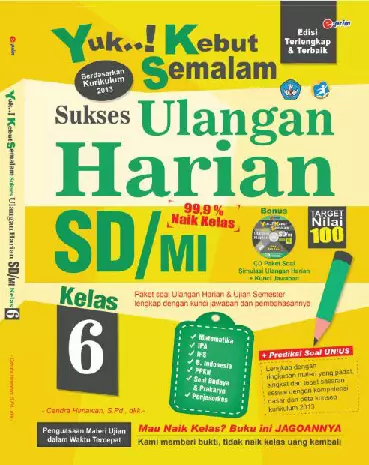 Yuk Kebut Semalam Sukses ulangan Harian SD/MI Kelas 6