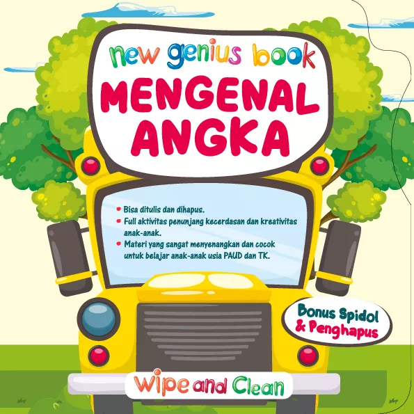 New Genius Book Mengenal Angka