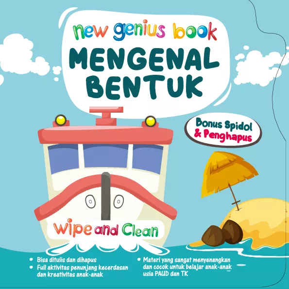 New Genius Book Mengenal Bentuk