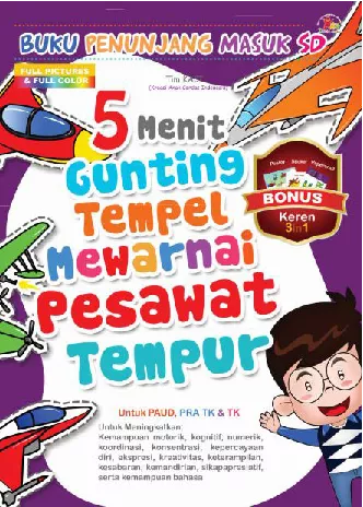 5 Menit Gunting,Tempel Mewarnai Pesawat Tempur