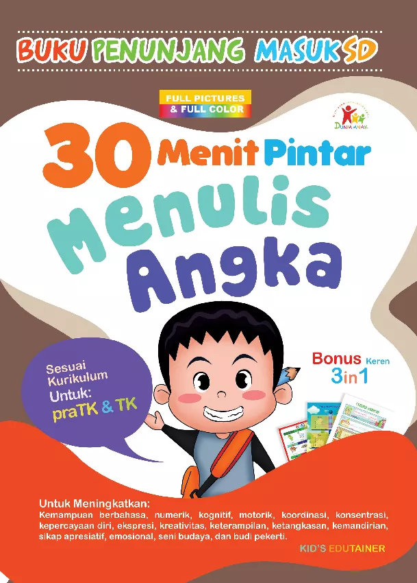 30 Menit Pintar Menulis Angka