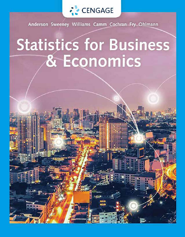 Statistics for Business & Economics