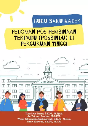 Buku saku kader : pedoman pos pembinaan terpadu (posbindu) di perguruan tinggi