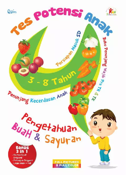 Tes Potensi Anak Pengetahuan Buah & Sayuran