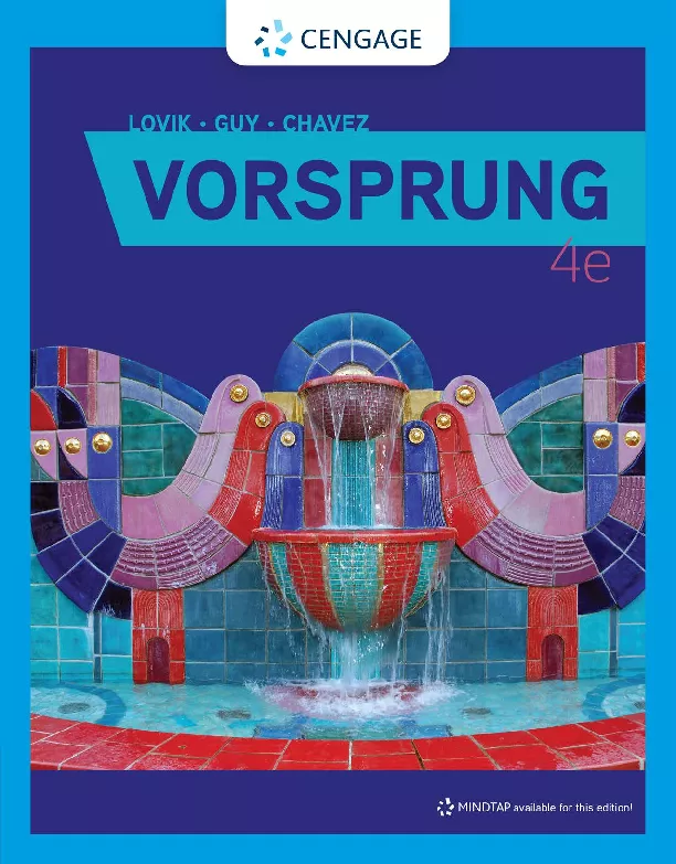 Vorsprung: A Communicative Introduction to German Language and Culture