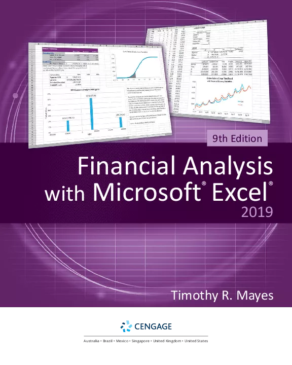 Financial Analysis With Microsoft Excel 2019